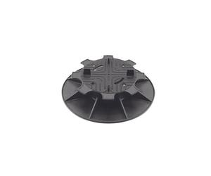 Jardinex Plot terrasse Dalle réglable 3,5-5 cm - Noir