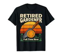 Jardinier à la Retraite à Temps Plein Maintenant T-Shirt Graphique avec Valeur