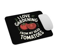 Jardinier Amusant J'adore Jardiner À Partir De Mes Tomates De Tête Mouse Pad Bords Cousus Tapis De Souris Gaming Durable Mousepad pour Travail Voyage Ordinateur 25X30Cm