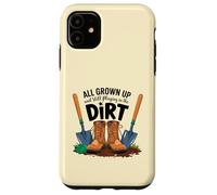 Jardinier amusant qui a grandi et joue toujours dans la terre Coque pour iPhone 11