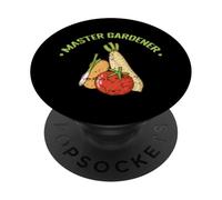 Jardinier avec Passion Maître Jardinier PopSockets PopGrip Adhésif