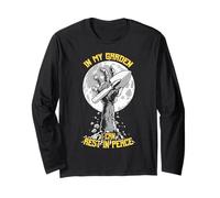 Jardinier Halloween Repose en Paix dans Mon Jardin Zombie Hand Manche Longue