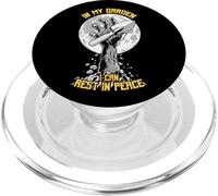 Jardinier Halloween Repose en Paix dans Mon Jardin Zombie Hand PopSockets PopGrip pour MagSafe