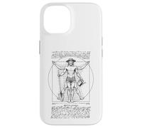 Jardinier Jardinage Homme de Vitruve Leonardo Da Vinci Garden Coque pour iPhone 14