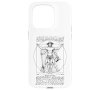 Jardinier Jardinage Homme de Vitruve Leonardo Da Vinci Garden Coque pour iPhone 15 Pro