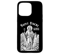 Jardinier Jardinier Patron Saint Fiacre Jardiniers Vintage Coque pour iPhone 15 Pro Max