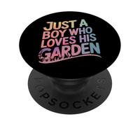 Jardinier : Juste Un garçon Qui Aime sa Plante de Jardin PopSockets PopGrip Adhésif