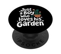 Jardinier, Juste Un garçon Qui Aime Ses Plantes de Jardin PopSockets PopGrip Adhésif
