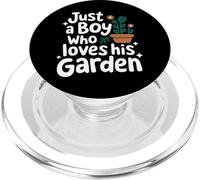 Jardinier, Juste Un garçon Qui Aime Ses Plantes de Jardin PopSockets PopGrip pour MagSafe
