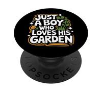 Jardinier, Juste Un garçon Qui Aime Son Jardin PopSockets PopGrip Adhésif