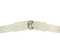 Jardinier Massard Charnière à conge 50x30 2x L 140mm zinguée blanche