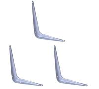 Jardinier Massard Console équerre laquée Grise Dimensions 250 x 300 mm, Gris (Lot de 3)