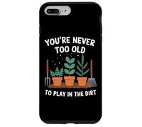 Jardinier, on n'est jamais trop Vieux pour Jouer dans la Terre Coque pour iPhone 7 Plus/8 Plus