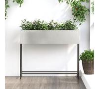 Jardinier Surélevé Vidaxl 100x26x82 Cm En Acier Inoxydable