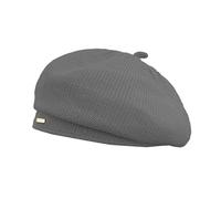 Jardinier Versatile Solid Colour Wool Knitted Beret Outdoor Warm Cap Painter Hat Female Bob Garçon (Grey, M)