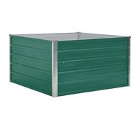Jardinière 100 X 100 X 45 Cm Acier Galvanisé Vert