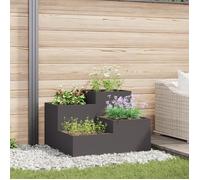 Jardinière Vidaxl 100x100x60 Cm Acier Noir