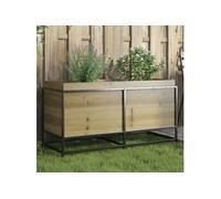 vidaXL Jardinière 100x40x50 cm bois de pin imprégné