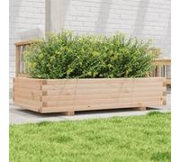 Vidaxl Jardinière 110x60x26,5 Cm Bois De Pin Massif