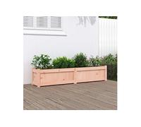 vidaXL Jardinière 150 x 31 x 31 cm Bois massif Douglas Lit surélevé Rose G