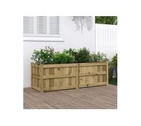 Vidaxl Jardinière 150x50x50 Cm Bois De Pin Imprégné