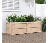 Vidaxl Jardinière 150x50x50 Cm Bois De Pin Massif