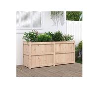 Vidaxl Jardinière 150x50x70 Cm Bois De Pin Massif