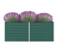 Jardinière 160 x 80 x 45 cm Acier galvanisé Vert Vert G