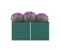 Jardinière 160 x 80 x 77 cm Acier galvanisé Vert Vert G