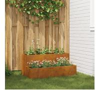 vidaXL jardinière 2 Niveaux 100x60x45 cm en Acier résistant aux intempéries