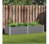Jardinière 250 x 100 x 54 cm WPC Gris