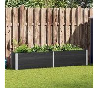 Lit Surélevé de Jardin WPC 150x100x91 cm Pot de Fleur Plante Jardinière vidaXL