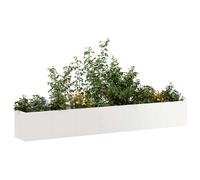 Jardinière 280x40x40 cm acier inoxydable pot de fleurs vidaXL