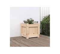 Jardinière 31x31x31 cm bois de pin massif 837394