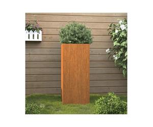 Jardinière 32x29x75 cm acier corten