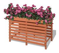 Jardinière 38 x 36 x 60 cm Bois Bac à fleurs Cache-pot de jardin terrasse vidaXL