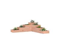 Vidaxl Jardinière 4 Niveaux 106x104,5x36 Cm Bois De Douglas Massif