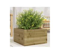 Jardinière 40x40x23 cm bois de pin imprégné