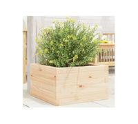 Jardinière 40x40x23 cm bois de pin massif