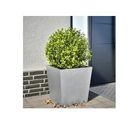 Jardinière 50x50x50 cm acier galvanisé, jardinière d'extérieur, boîte à fleurs, boîte de jardin, jardinière de patio, 851076