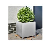 Vidaxl Jardinière 50x50x50 Cm Acier Galvanisé