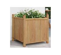 vidaXL Jardinière bambou 50×50×50 cm – lit surélevé