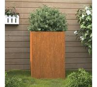 vidaXL Jardinière 821555 en acier corten 52x48x75 cm