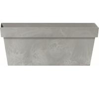 jardinière 58cm CUBE CASE Effet béton DCUC600E-422U béton plastique PROSPERPLAST