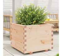 vidaXL Jardinière 60x60x49,5 cm Bois de pin Massif