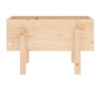 Jardinière 62x30x38 cm bois massif de pin_2 ans garantie_82692