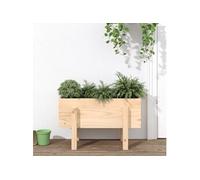 Vidaxl Jardinière 62x30x38 Cm Bois Massif De Pin