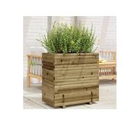 Jardinière 70x40x72 cm bois de pin imprégné G