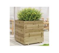 Vidaxl Jardinière 70x70x72,5 Cm Bois De Pin Imprégné