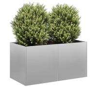 Jardinière 80x40x40 cm acier galvanisé pot de fleurs support de plantes vidaXL